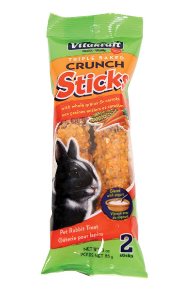 Vitakraft Pet Prod Co Inc - Triple Baked Crunch Sticks - Rabbit