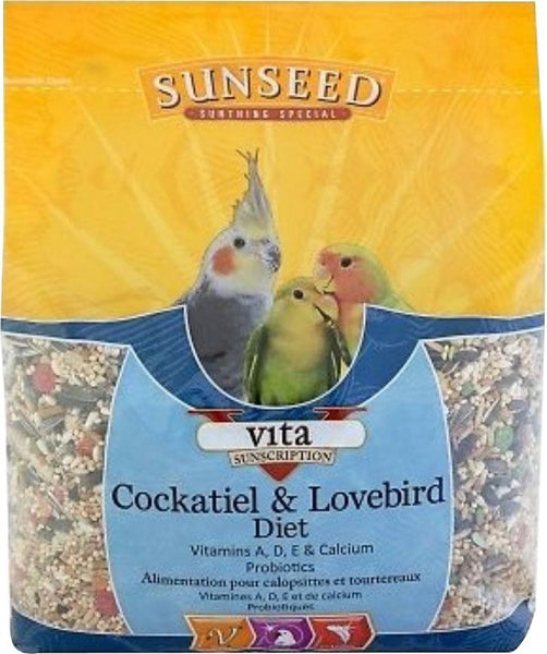 Sunseed Company - Vita Sunscription Cockatiel & Lovebird  Formula