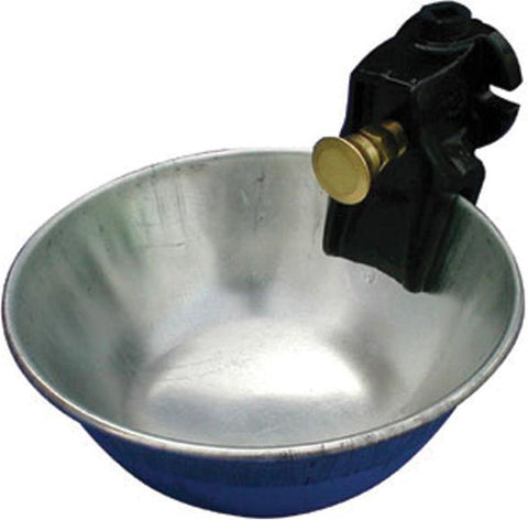 Smb Mfg - Metal Push Button Water Bowl For Cattle