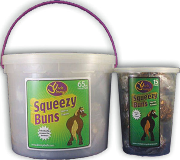 Uncle Jimmys Brand Pr Llc - Squeezy Buns Treats For Horses