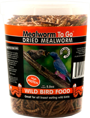 Unipet Llc - Mealworm To Go Dried Mealworm Wild Bird Food