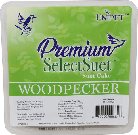 Unipet Llc - Premium Select Woodpecker Suet (Case of 12 )