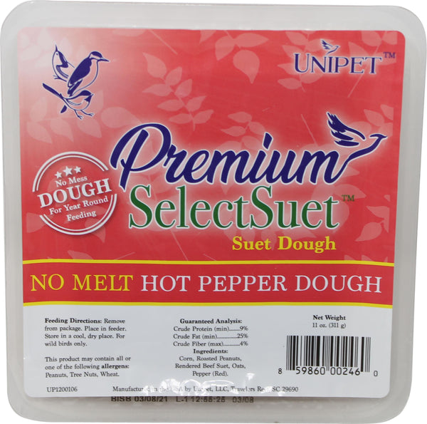 Unipet Llc - Premium Select Hot Pepper Dough (Case of 12 )