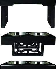 Ourpets Company - Barking Bistro Adjustable Dog Feeder