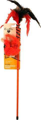 Ourpets Company - Opb Realbird Play-n-squeak Wand