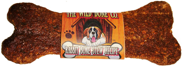 The Wild Bone Company - Rabbit Bone Stew Recipe Jerky Style Dog Treat