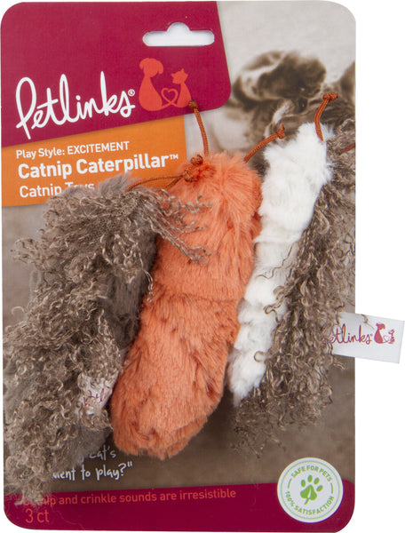 Worldwise Inc - Catnip Caterpillar Crinkle Cat Toy