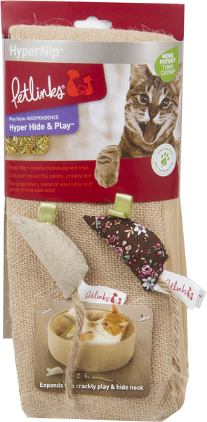 Worldwise Inc - Hypernip Hide & Play Crinkle Ring & Mice Cat Toy