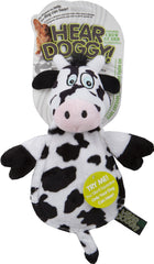 Quaker Pet Group - Hear Doggy Flattie Cow With Chew Guard