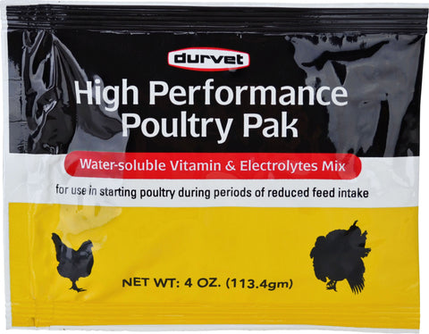 Durvet Inc              D - High Performance Poultry Pak