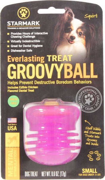 Starmark Pet Products - Everlasting Groovy Ball With Usa Treat