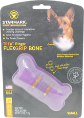 Starmark Pet Products - Treat Ringer Flexgrip Bone