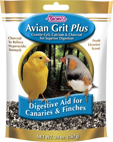 F.m. Browns Inc - Pet - Avian Grit Plus- Canary/finch