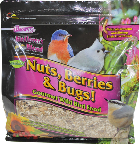 F.m. Browns  Wildbird - Bird Lover's Nuts Berries & Bugs (Case of 3 )