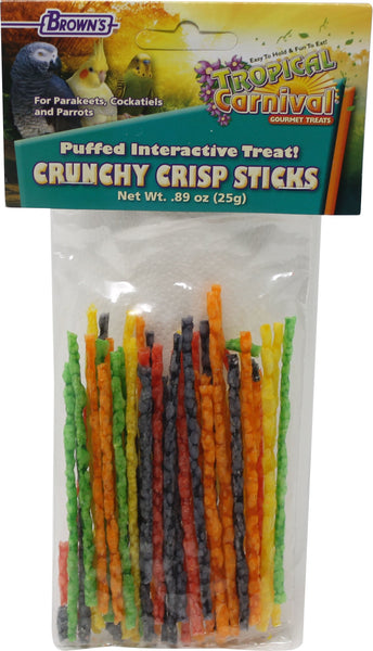 F.m. Browns Inc - Pet - Tropical Carnival Crunchy Crisp Sticks Bird Treat