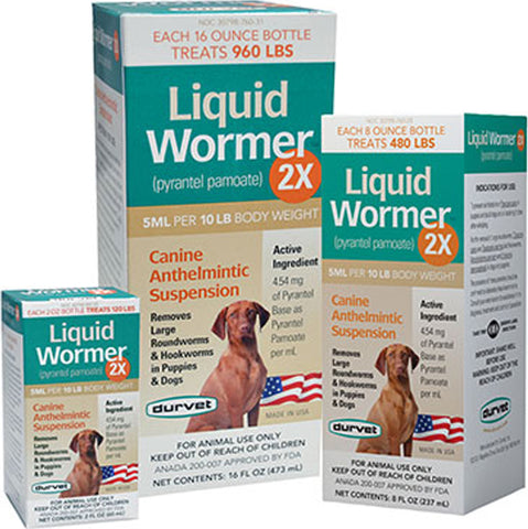 Durvet - Pet            D - Liquid Wormer 2x