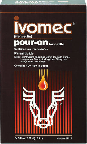 Merial Inc - Ivomec Parasiticide Pour-on For Cattle