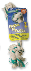 Booda Products - Fresh-n-floss 2-knot Rope Bone Dog Toy