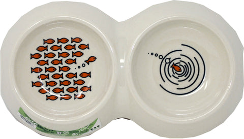 Van Ness Plastic Molding - Ecoware Double Cat Dish