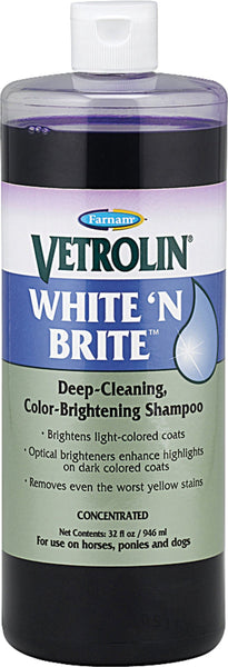 Farnam Co (equicare) - Vetrolin White N Brite Color Brightening Shampoo