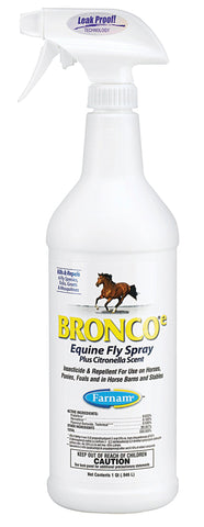 Farnam Co (bronco) - Bronco E Equine Fly Spray Plus Citronella Scent