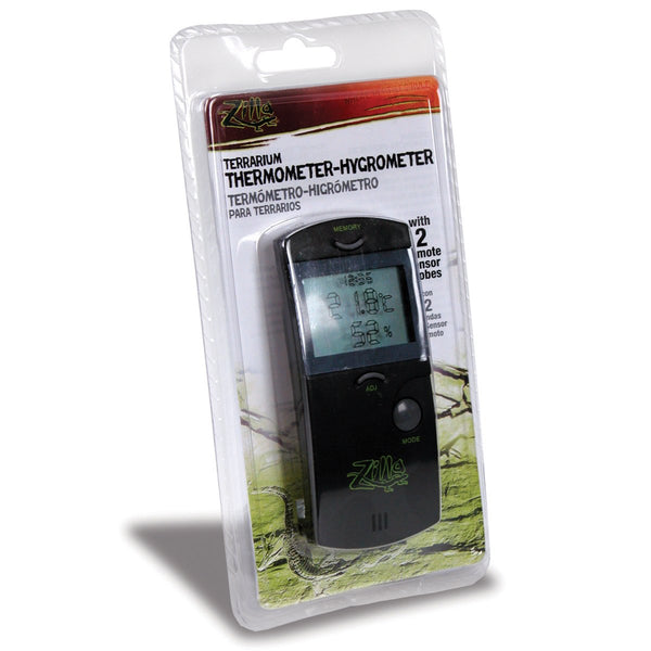 Zilla - Terrarium Hygrometer Thermometer Digital