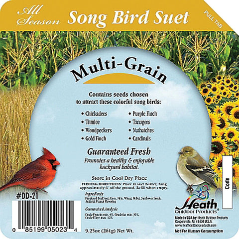 Heath Mfg Co            P - Songbird Suet Cake (Case of 16 )