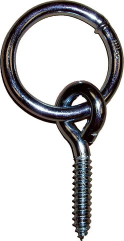 Horse And Livestock Prime - Hitching Ring With Screw Eye