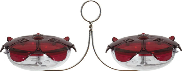 Droll Yankees Inc - Ruby Sipper Duo Hanging Hummingbird Feeder