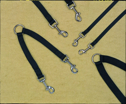 Hamilton Pet Company - Nylon Double Coupler Walking 2 Dogs