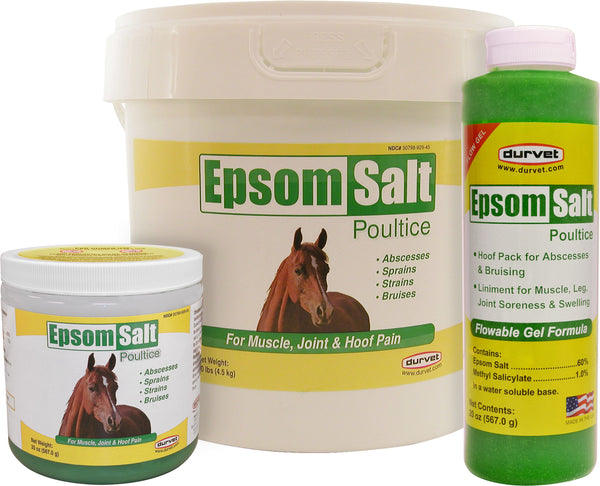 Durvet/equine           D - Epsom Salt Poultice Horse & Rider Formula