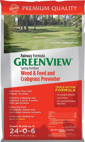 Greenview - Greenview Fairway Formula Spring Fertilizer Weed