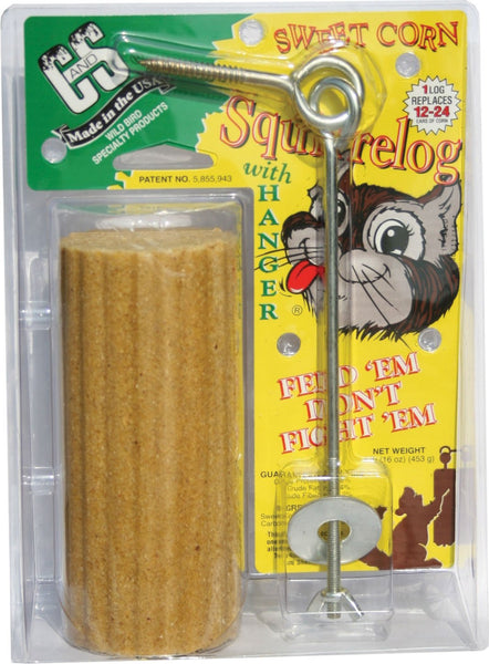 C And S Products Co Inc P - Sweet Corn Squirrelog With Hanger