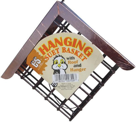 C And S Products Co Inc P - Hanging Suet Basket With Roof