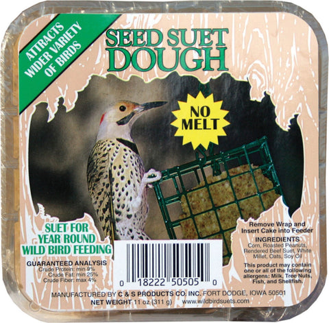 C And S Products Co Inc P - Seed Suet Dough Picture Label (Case of 12 )