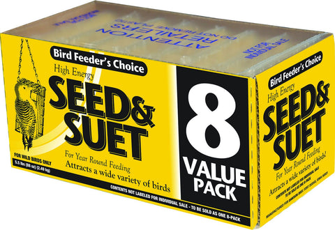 C And S Products Co Inc P - C&s Bird Feeder's Choice Seed And Suet Value Pack