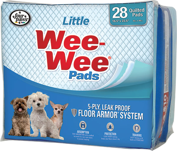 Four Paws - Container - Wee Wee Pads For Little Dogs