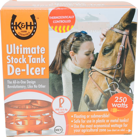 K&h Pet Products - Ultimate Stock Tank Deicer W/cord Clip