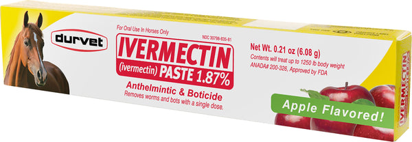 Durvet/equine           D - Ivermectin Paste 1.87% For Horses Display