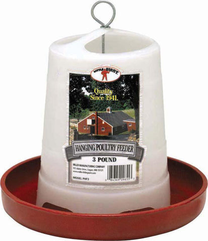 Miller Mfg Co Inc       P - Little Giant Plastic Hanging Feeder For Poultry