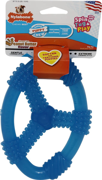 Tfh Publications/nylabone - Puppy Oval Ring Blue