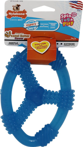 Tfh Publications/nylabone - Puppy Oval Ring Blue