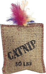 Ethical Cat - Jute & Feather Sack With Catnip