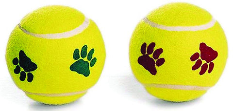 Ethical Dog - Pawprint Tennis Ball Dog Toy