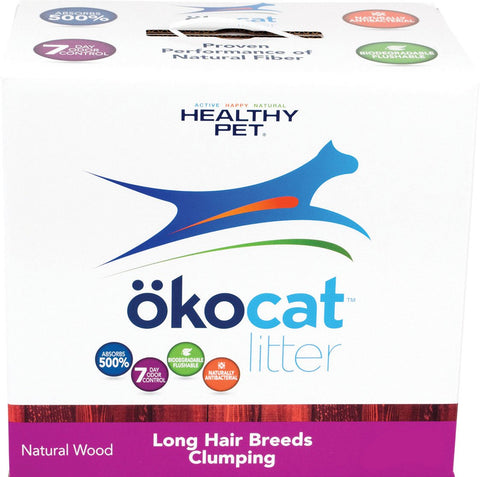 Healthy Pet - Litter - Okocat Natural Wood Cat Litter Long Hair Breeds