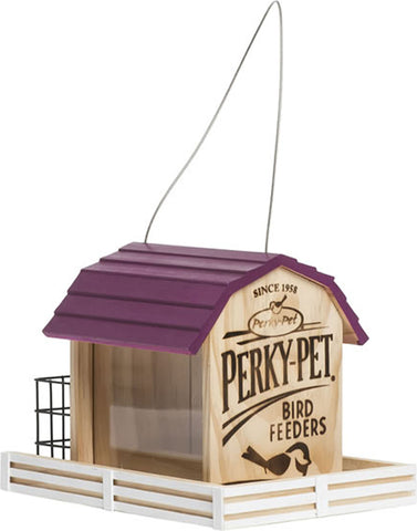 Woodstream Wildbird - Perky-pet Star Barn Wood Chalet