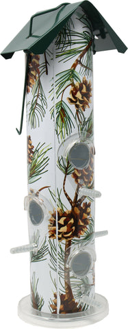 Woodstream Wildbird - Pine Metal Tube Bird Feeder (Case of 2 )