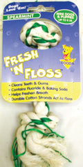 Booda Products - Fresh-n-floss 2-knot Rope Bone Dog Toy