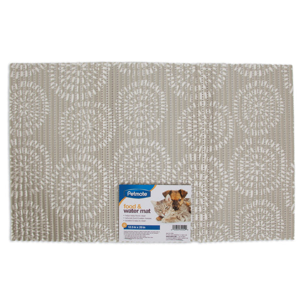 Petmate Inc-Ribbed Foam Food Mat