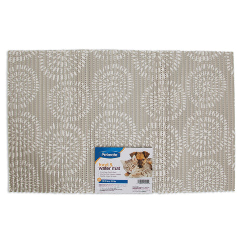 Petmate Inc-Ribbed Foam Food Mat